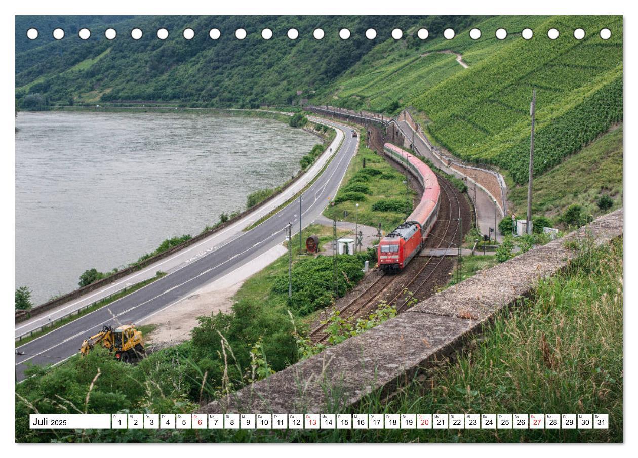 Bild: 9783435696758 | Eisenbahn an Rhein und Mosel 2025 (Tischkalender 2025 DIN A5 quer),...