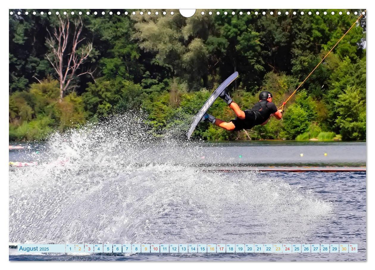 Bild: 9783435368723 | Wakeboarden (Wandkalender 2025 DIN A3 quer), CALVENDO Monatskalender