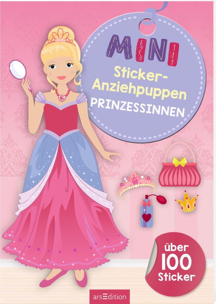 Cover: 9783845841786 | Mini-Sticker-Anziehpuppen - Prinzessinnen | Über 100 Sticker | Buch