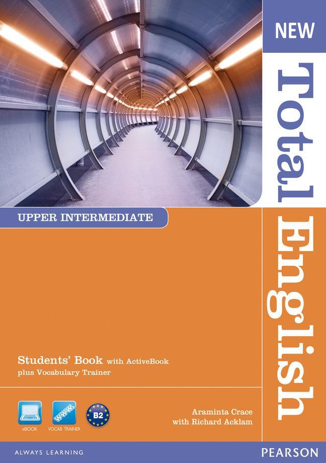 Cover: 9781408267240 | New Total English Upper Intermediate Students' Book (with Active...