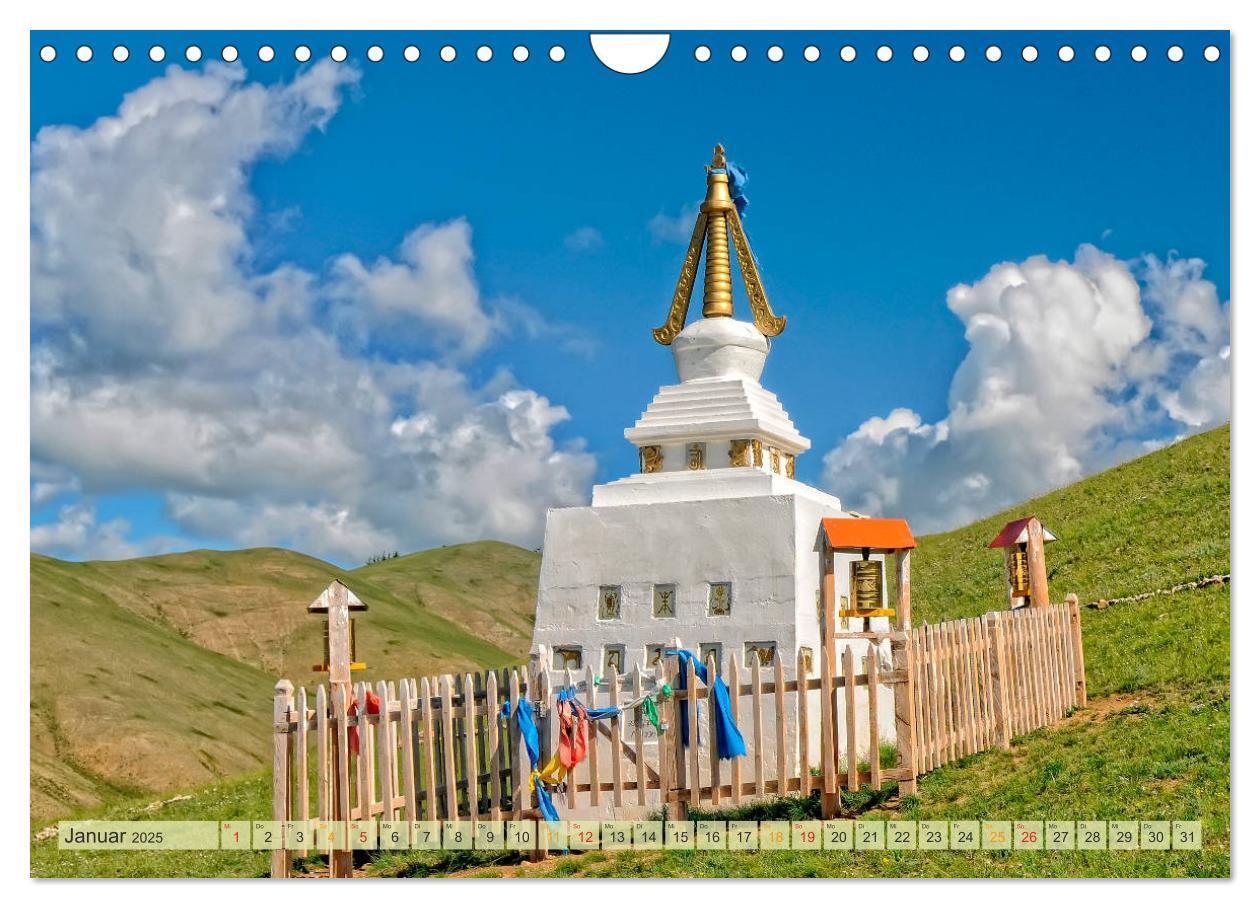 Bild: 9783435438815 | Reise durch Asien - Mongolei (Wandkalender 2025 DIN A4 quer),...