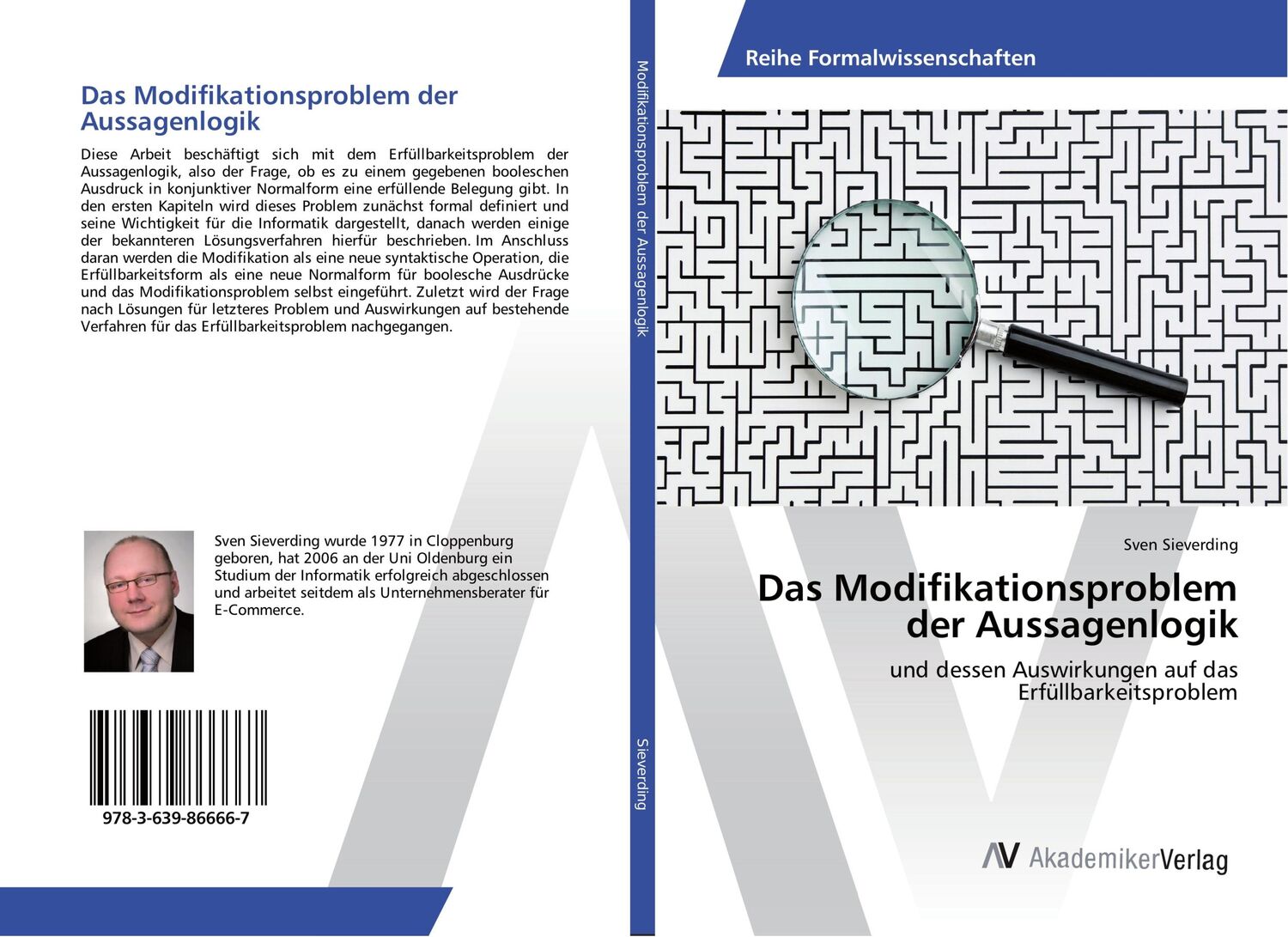 Cover: 9783639866667 | Das Modifikationsproblem der Aussagenlogik | Sven Sieverding | Buch