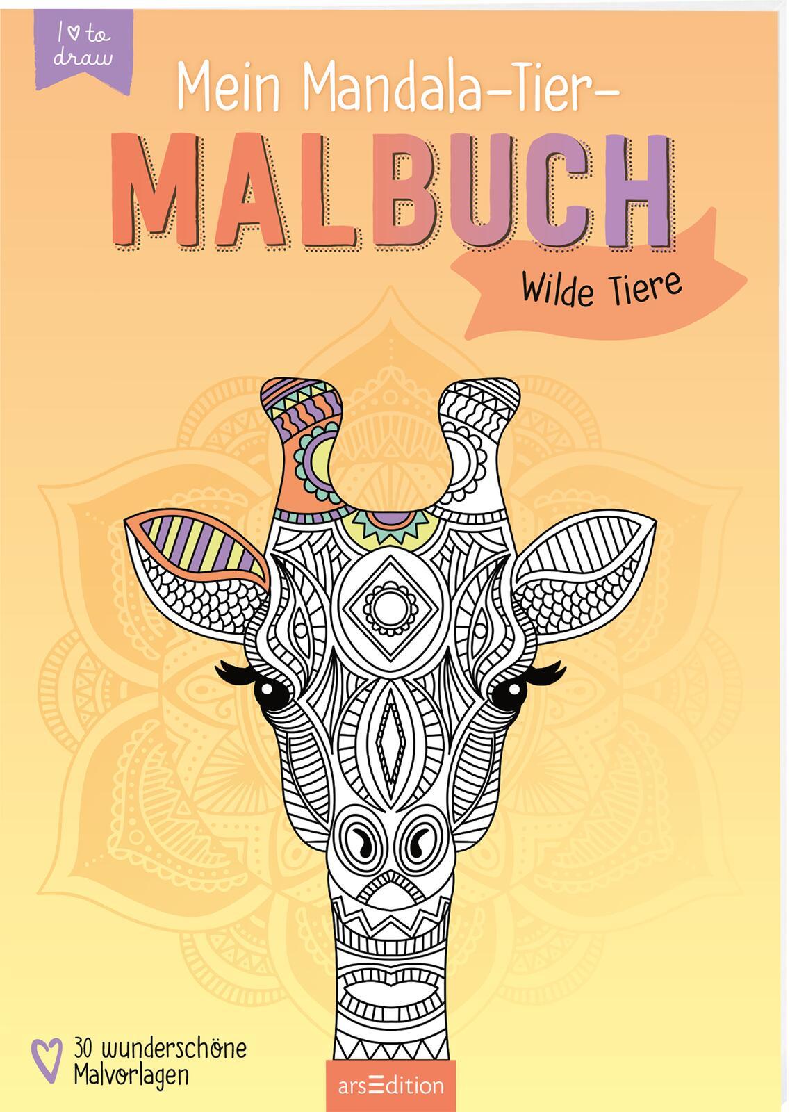 Cover: 9783845857183 | Mein Mandala-Tier-Malbuch - Wilde Tiere | Taschenbuch | Softcover