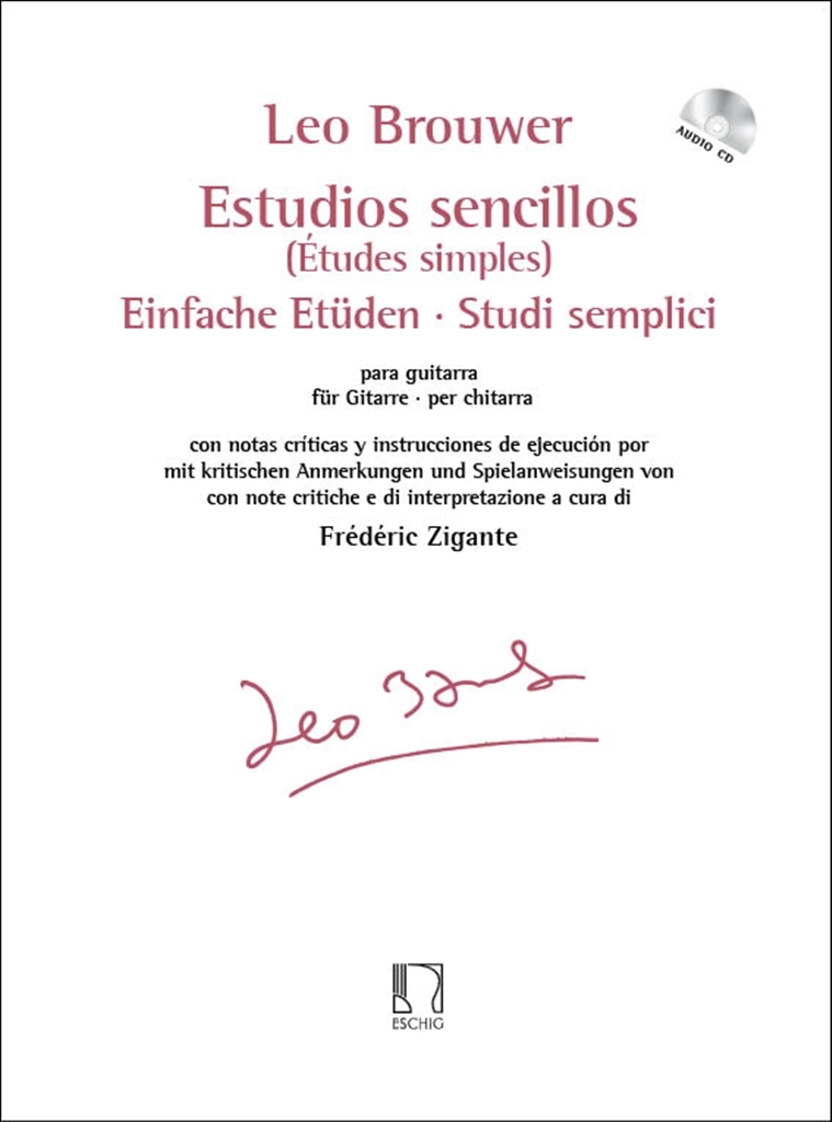 Cover: 9790044093175 | Études simples (+CD) für Gitarre (mit kritischen Anmerkungen und...