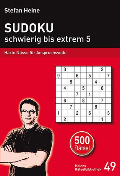 Cover: 9783939940487 | Sudoku - schwierig bis extrem 5 | Harte Nüsse für Anspruchsvolle