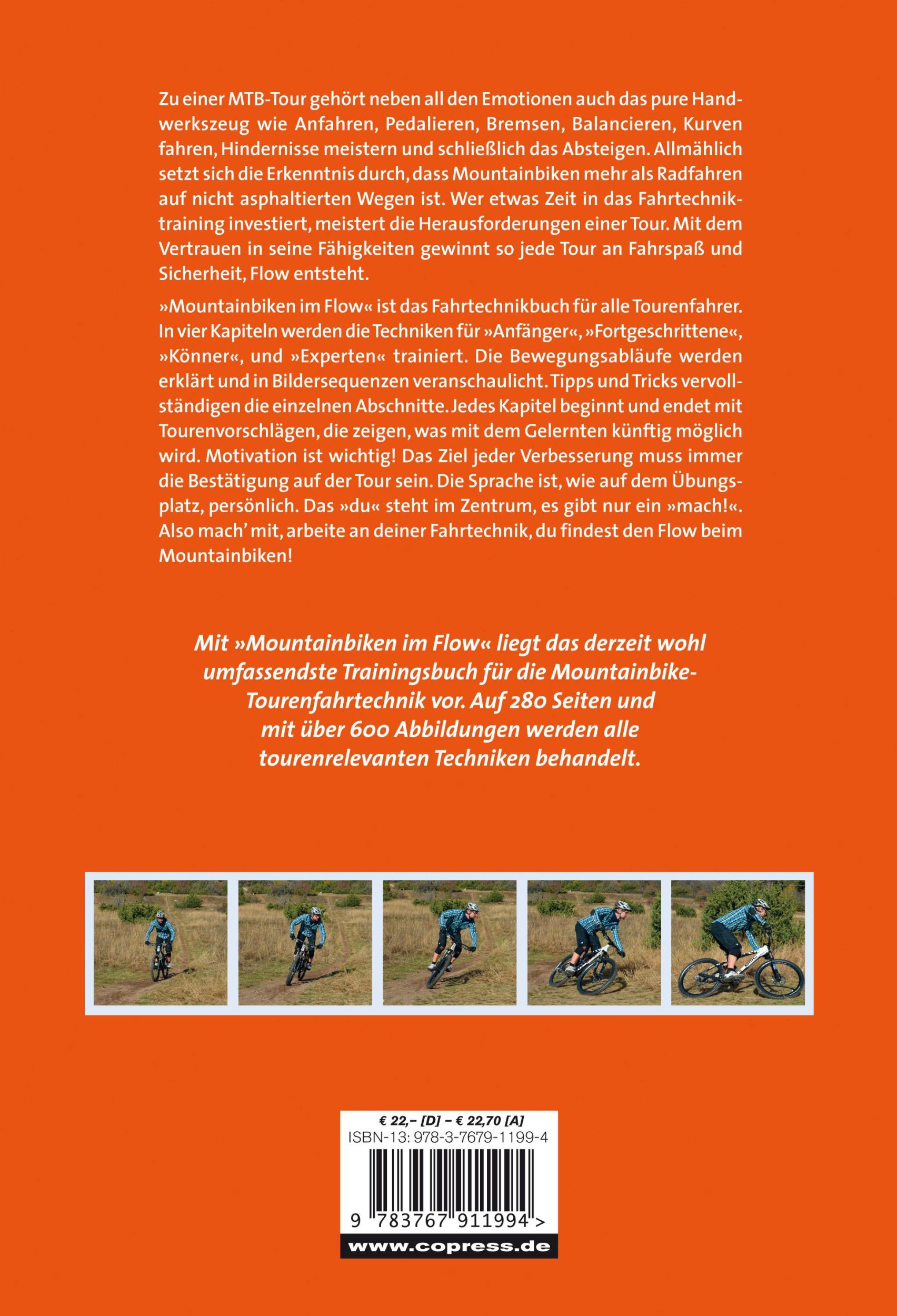 Rückseite: 9783767911994 | Mountainbiken im Flow - Fahrtechnik-Training für Tourenfahrer | Buch