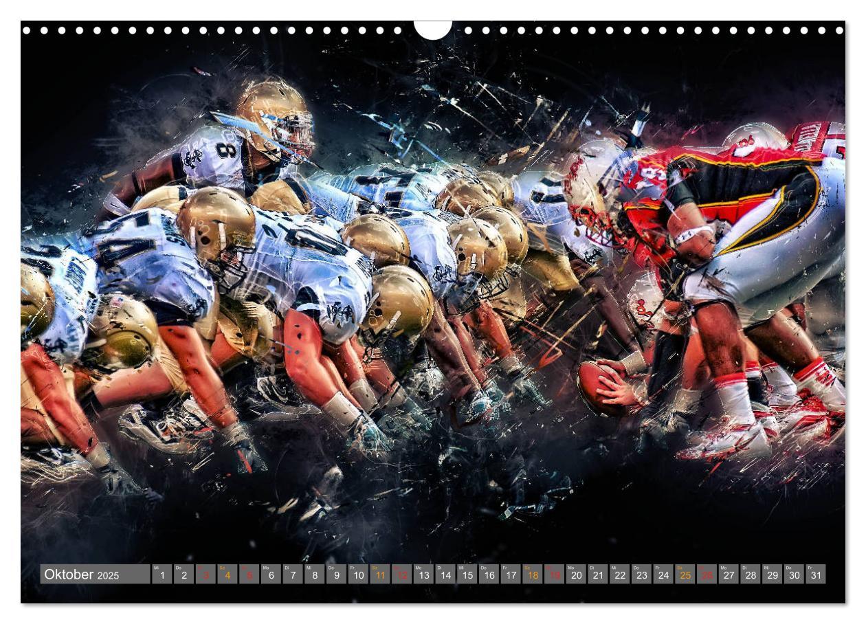 Bild: 9783435329694 | American Football - so cool (Wandkalender 2025 DIN A3 quer),...