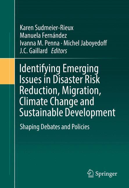 Cover: 9783319338781 | Identifying Emerging Issues in Disaster Risk Reduction, Migration,...