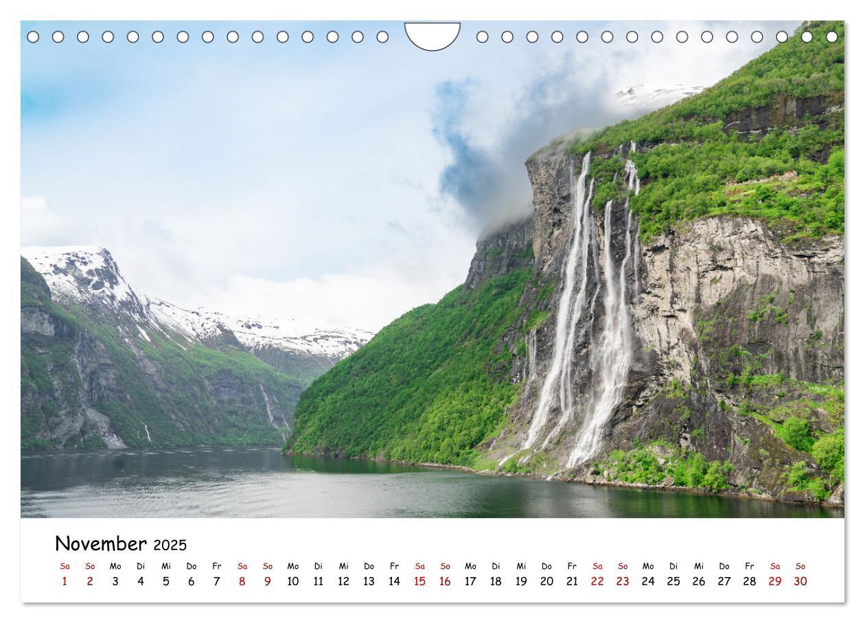 Bild: 9783383930782 | Norwegens wunderschöne Fjorde (Wandkalender 2025 DIN A4 quer),...