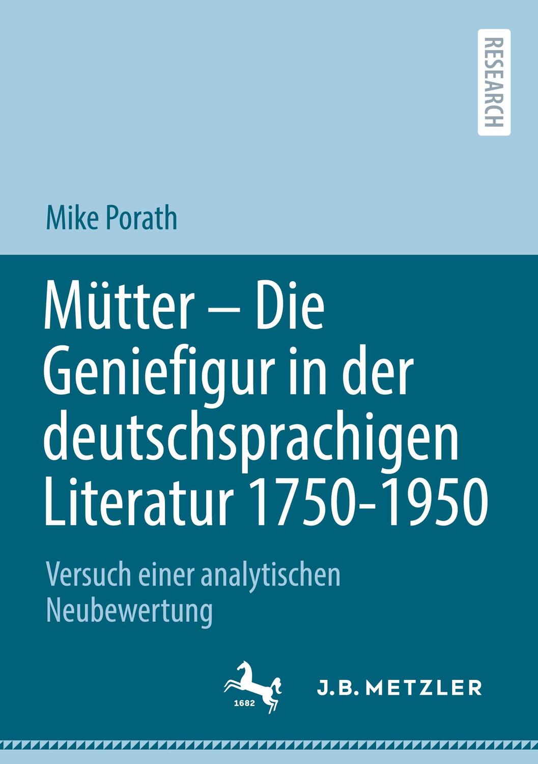 Cover: 9783662643020 | Mütter - Die Geniefigur in der deutschsprachigen Literatur 1750 - 1950