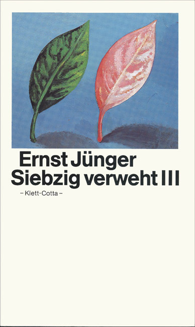 Cover: 9783608931945 | Siebzig verweht. Bd.3 | Ernst Jünger | Buch | Klett-Cotta