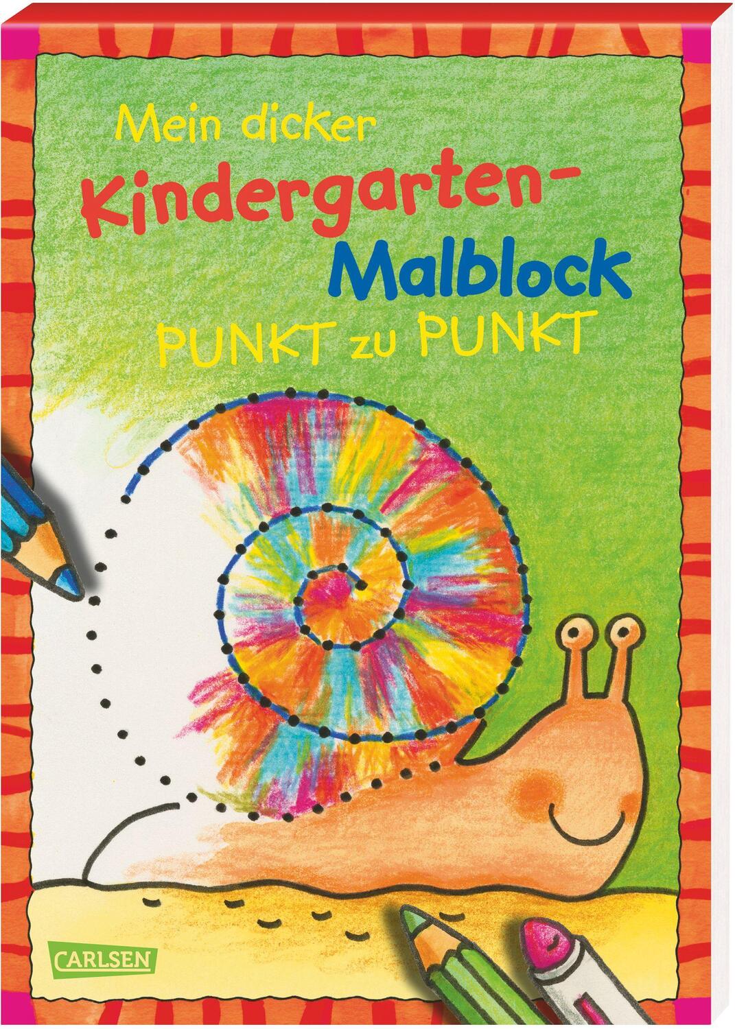 Cover: 9783551183569 | Mein dicker Kindergarten-Malblock. Von Punkt zu Punkt | Taschenbuch