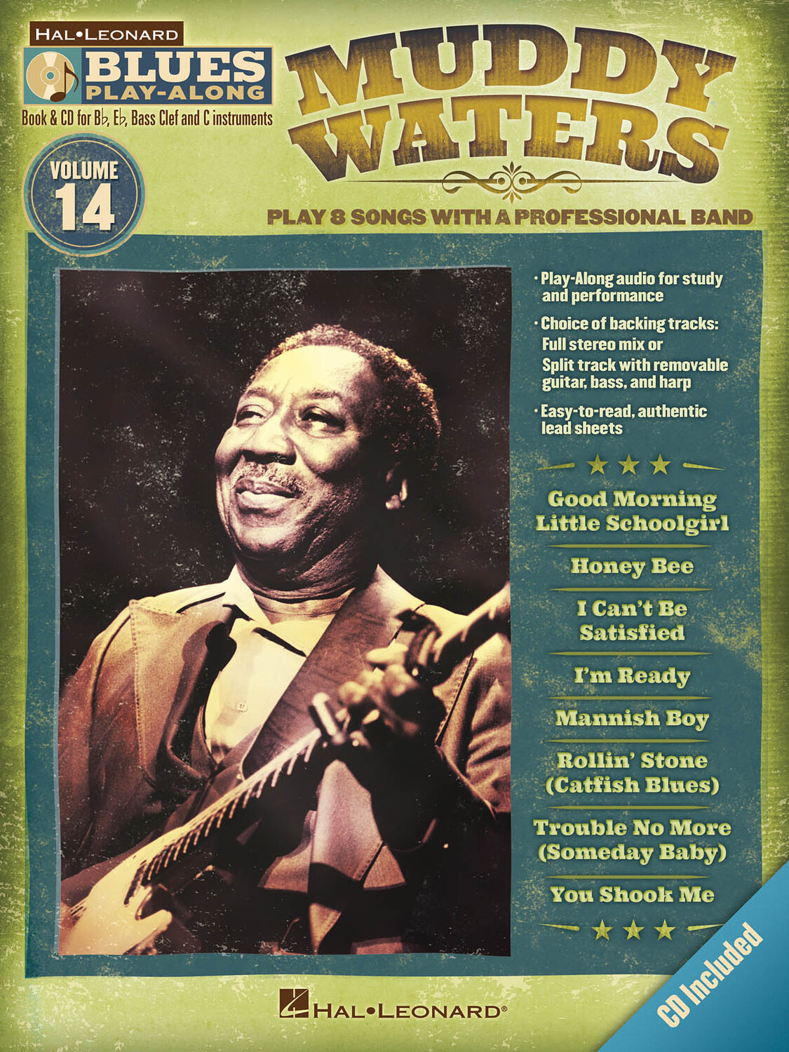 Cover: 884088517236 | Muddy Waters | Blues Play-Along Volume 14 | Blues Play-Along | 2014