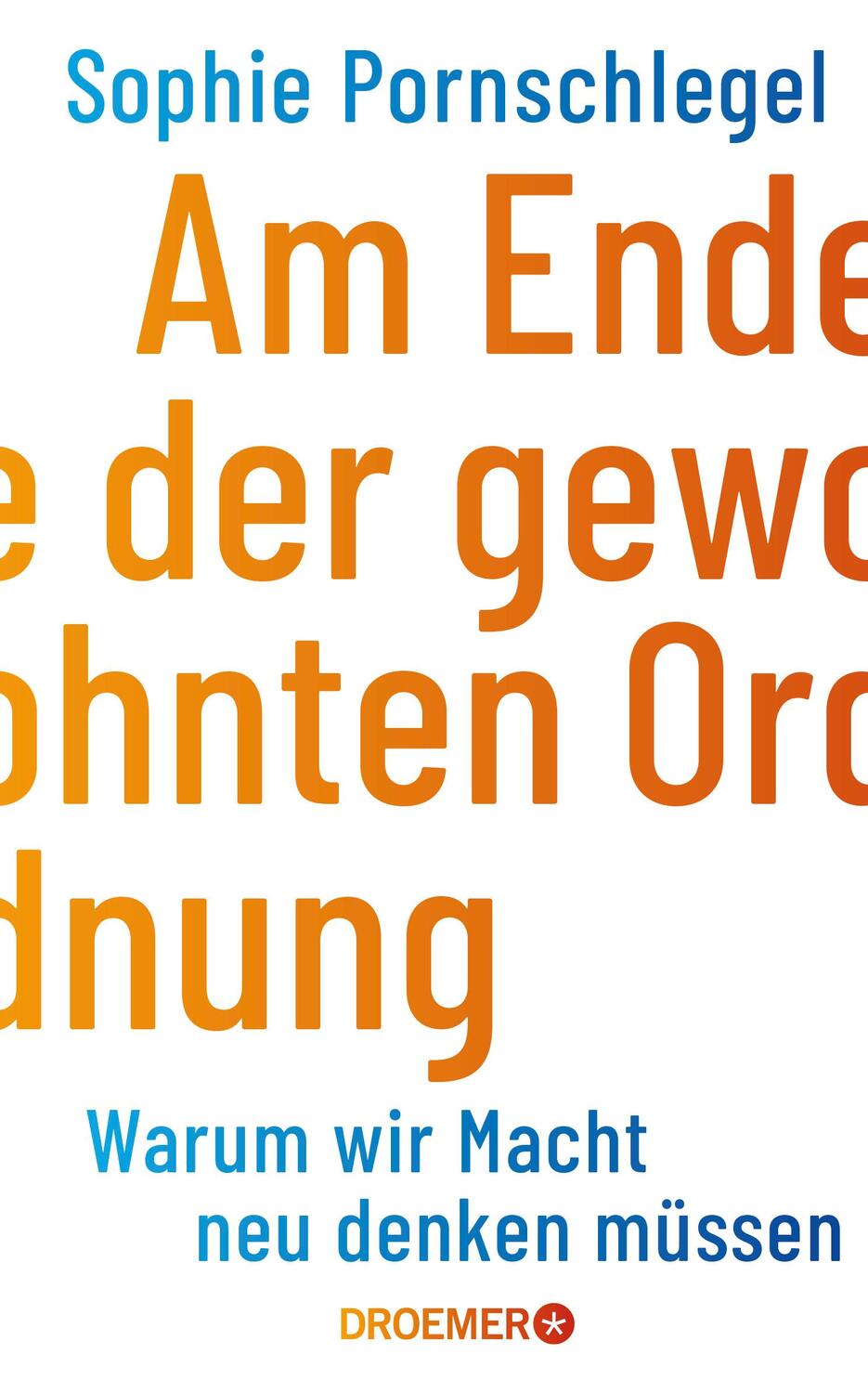 Cover: 9783426279090 | Am Ende der gewohnten Ordnung | Sophie Pornschlegel | Buch | 272 S.