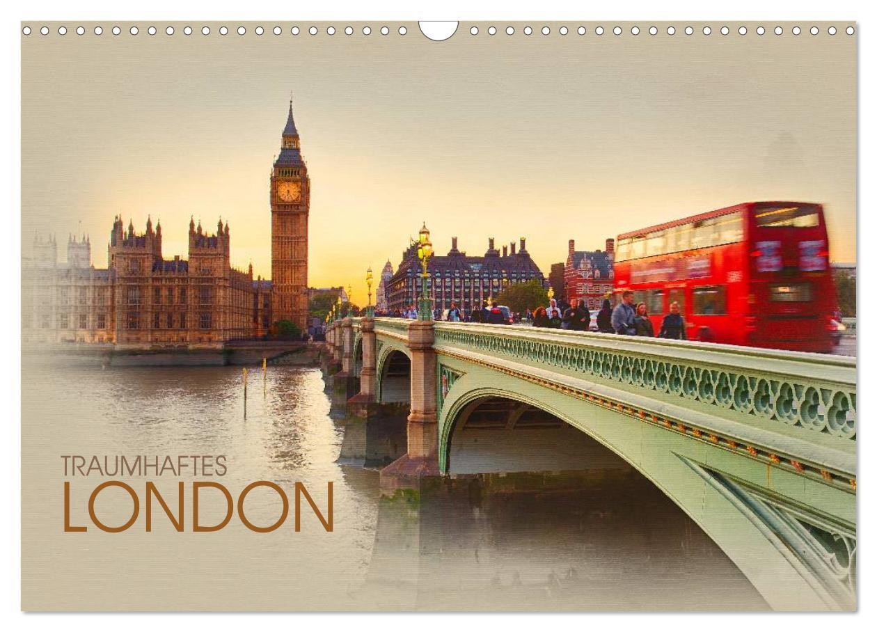 Cover: 9783435484171 | Traumhaftes London (Wandkalender 2025 DIN A3 quer), CALVENDO...