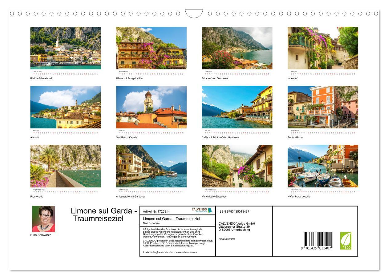 Bild: 9783435013487 | Limone sul Garda - Traumreiseziel (Wandkalender 2025 DIN A3 quer),...