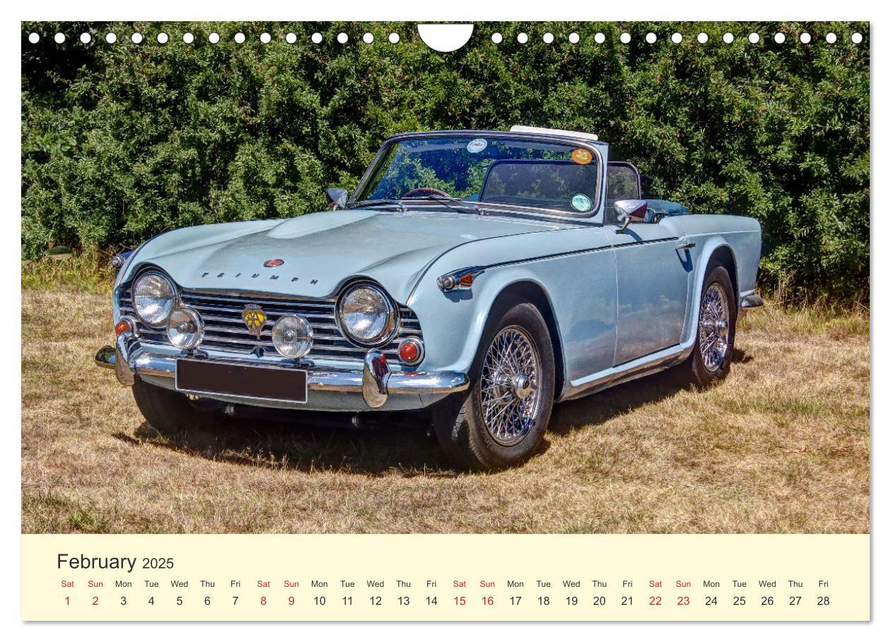 Bild: 9781325937387 | Iconic British Cars (Wall Calendar 2025 DIN A4 landscape), CALVENDO...