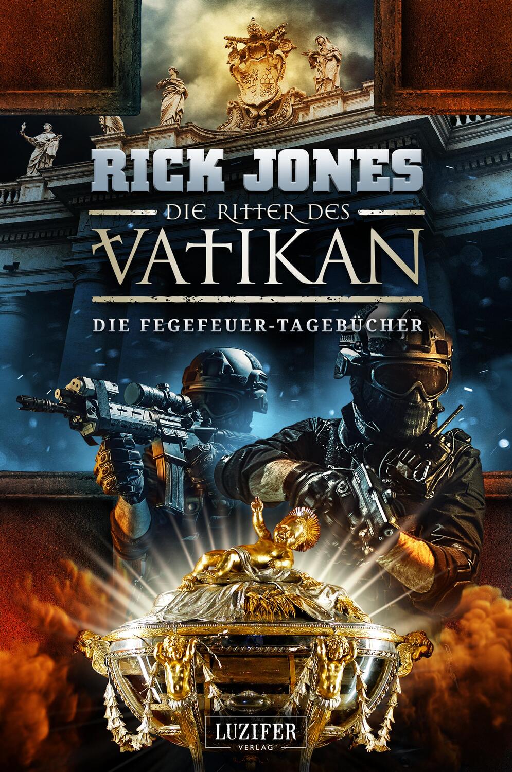 Cover: 9783958358133 | DIE FEGEFEUER-TAGEBÜCHER (Die Ritter des Vatikan 14) | Thriller | Buch
