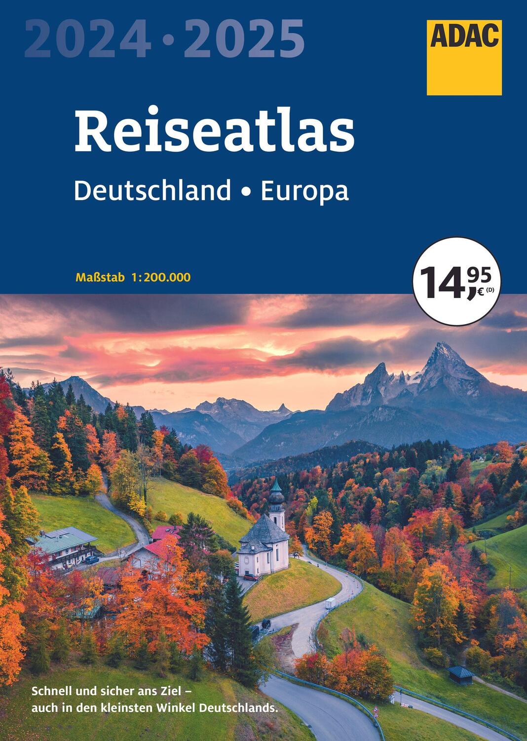 Cover: 9783826422966 | ADAC Reiseatlas 2024/2025 Deutschland 1:200.000, Europa 1:4,5 Mio.