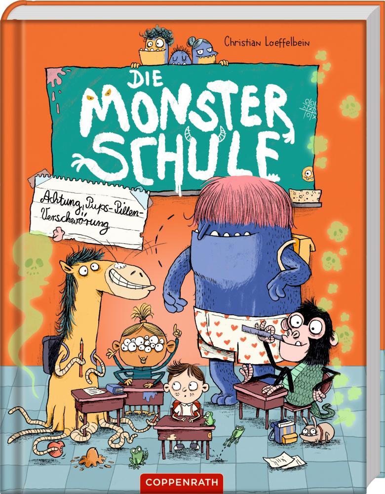 Cover: 9783649640547 | Die Monsterschule (Bd. 1) | Achtung, Pups-Pillen-Verschwörung | Buch