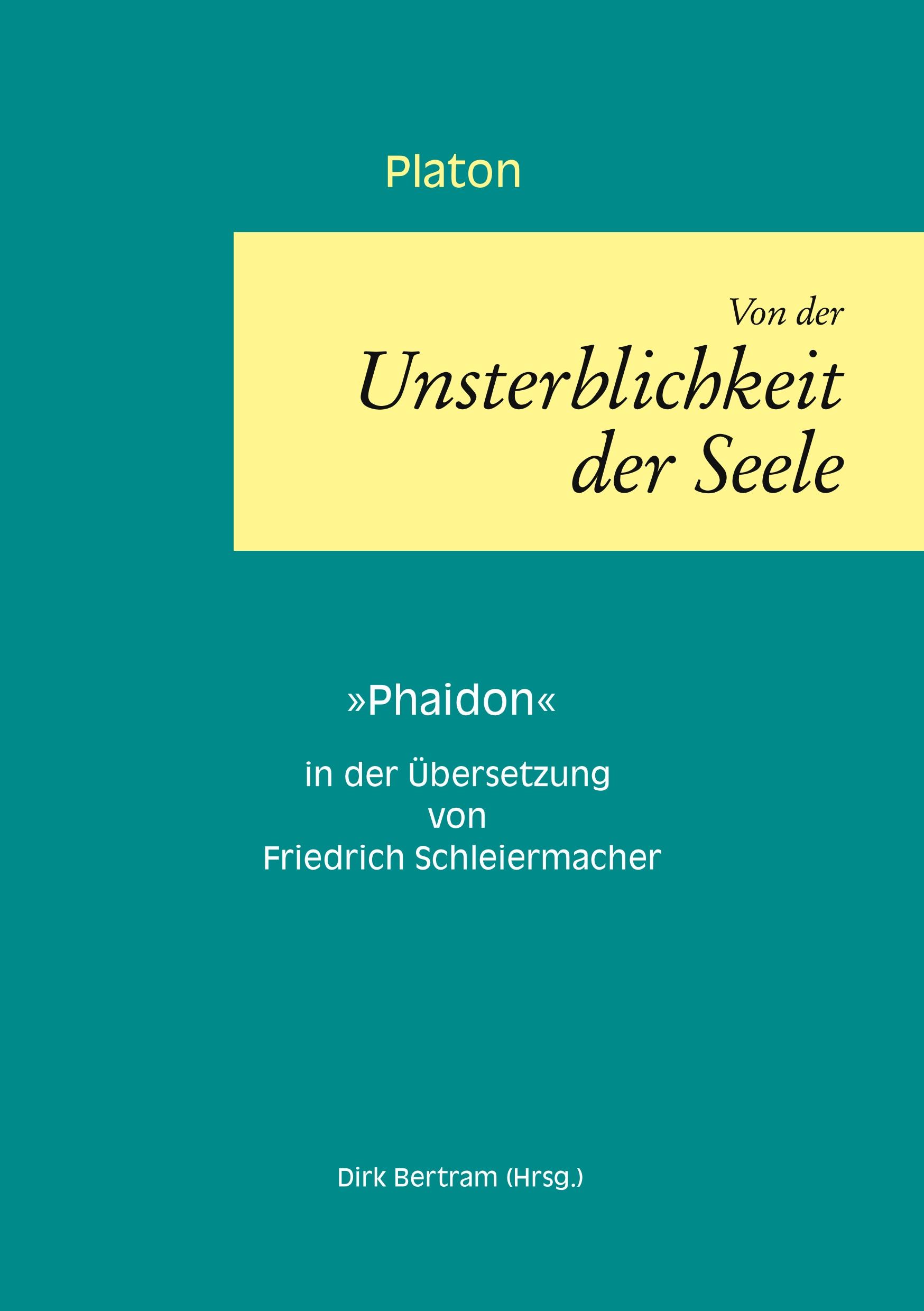 Cover: 9783750426405 | Über die Unsterblichkeit der Seele | Phaidon | Platon | Taschenbuch