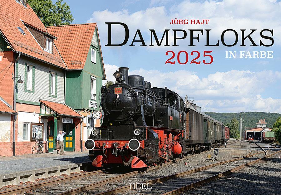 Cover: 9783966648103 | Dampfloks in Farbe Kalender 2025 | Jörg Hajt | Kalender | 14 S. | 2025