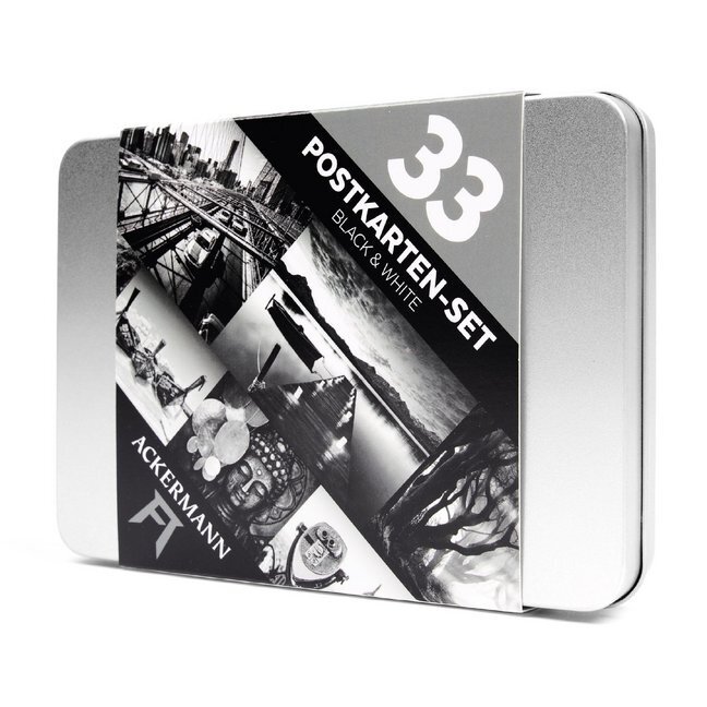 Cover: 745114708328 | Postkarten-Set Black &amp; White | Ackermann Kunstverlag | Box | Deutsch