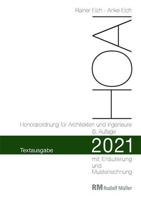 Cover: 9783481042028 | HOAI 2021 - Textausgabe Honorarordnung für Architekten und Ingenieure