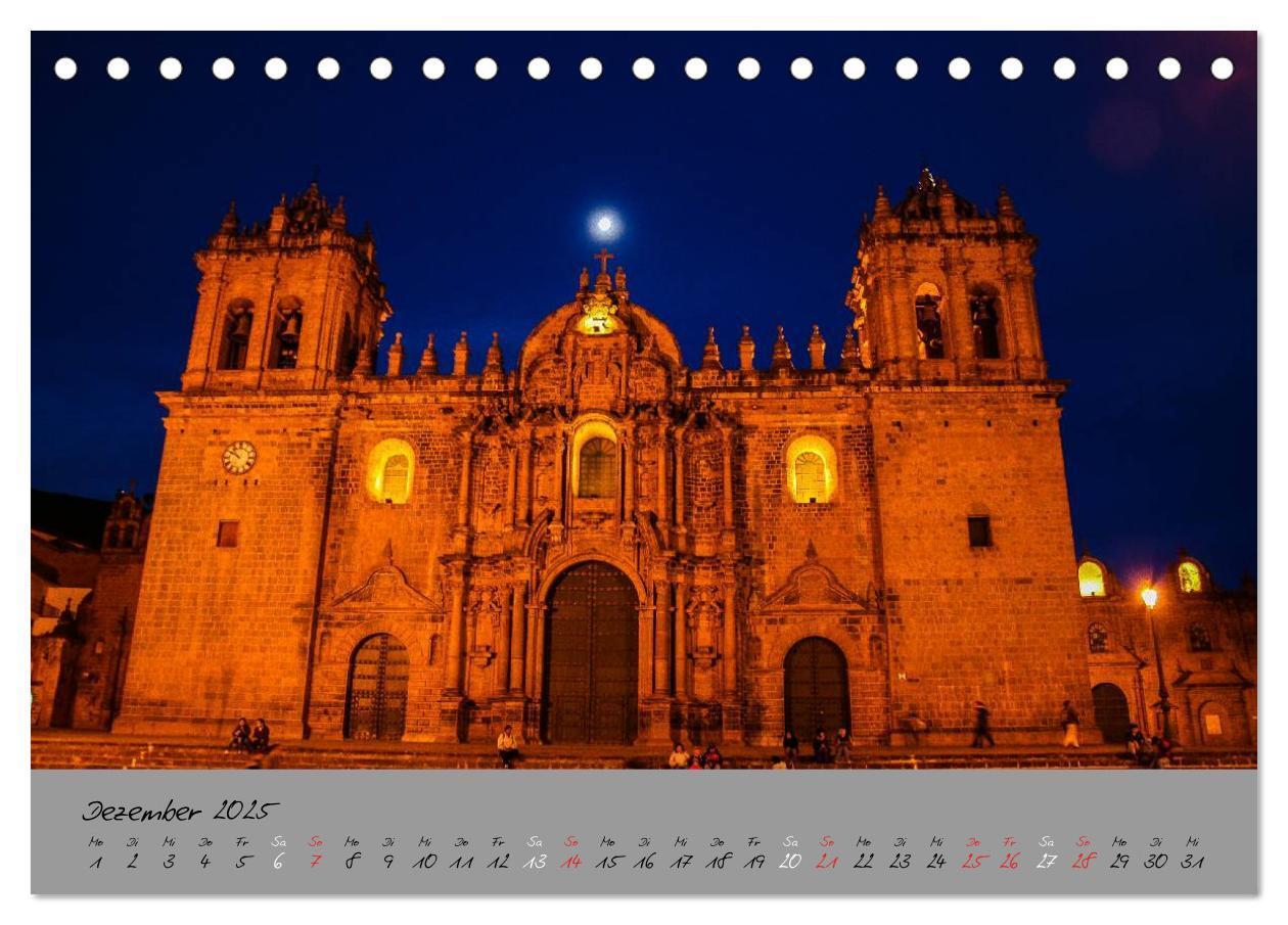 Bild: 9783435750122 | Peru 2025 (Tischkalender 2025 DIN A5 quer), CALVENDO Monatskalender