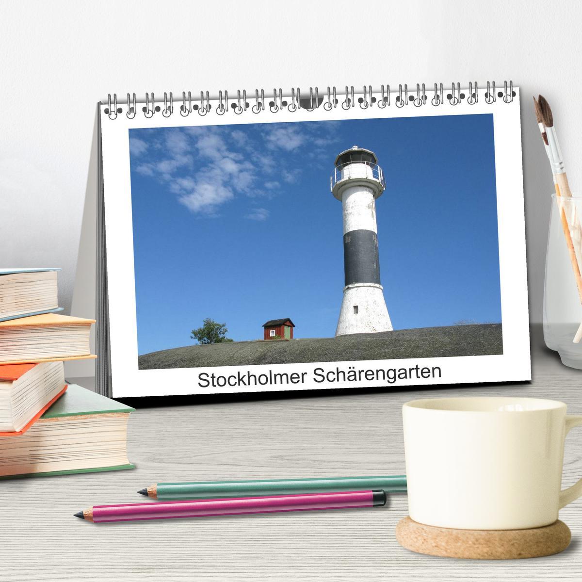 Bild: 9783435568406 | Stockholmer Schärengarten (Tischkalender 2025 DIN A5 quer),...