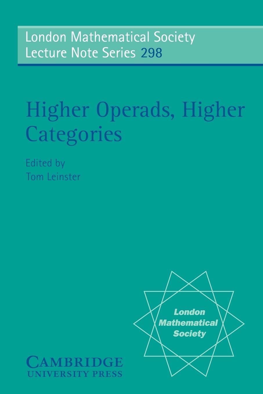 Cover: 9780521532150 | Higher Operads, Higher Categories | Tom Leinster | Taschenbuch | 2009