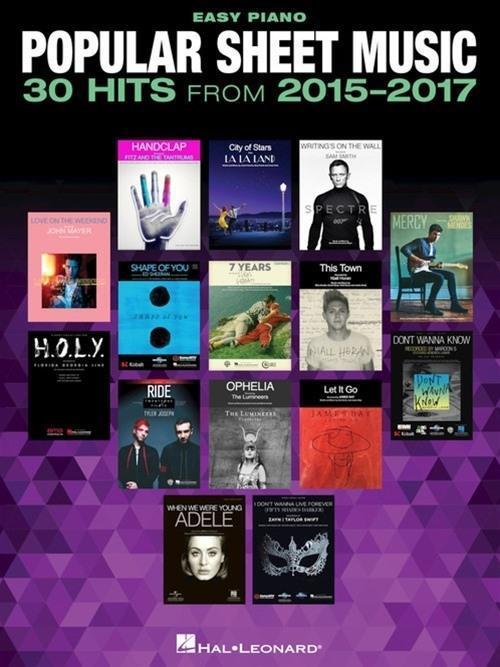 Cover: 9781495093302 | Popular Sheet Music - 30 Hits from 2015-2017 | 30 Hits From 2015-2017