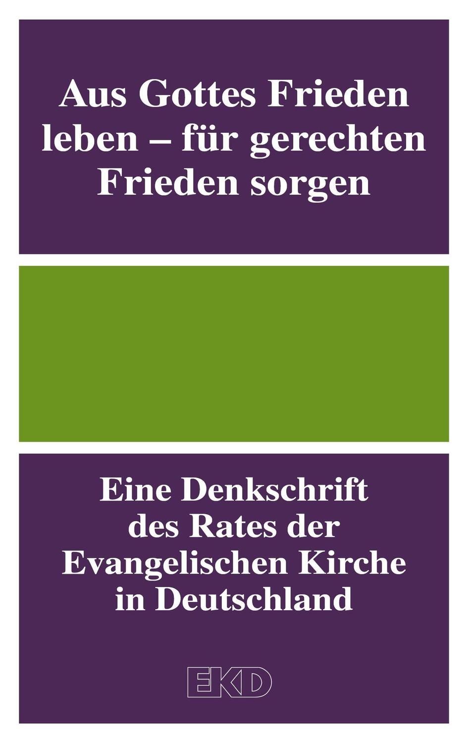 Cover: 9783579020815 | Aus Gottes Frieden leben - für gerechten Frieden sorgen | Taschenbuch