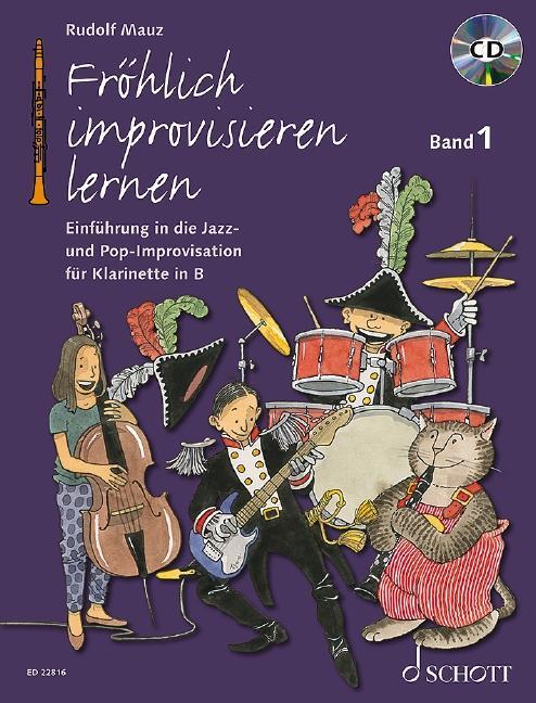 Cover: 9790001166072 | Fröhlich improvisieren lernen | Rudolf Mauz | Broschüre | Buch + CD