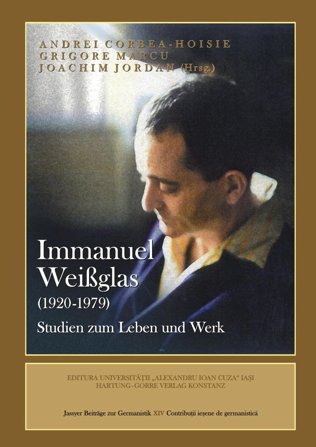Cover: 9783866283268 | Immanuel Weißglas | (1920 - 1979) Studien zum Leben und Werk | Buch