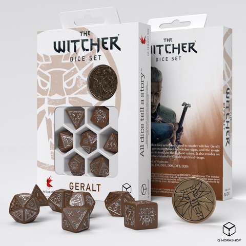 Cover: 5907699496082 | The Witcher Dice Set. Geralt - Roach's Companion | QWOWGE3V