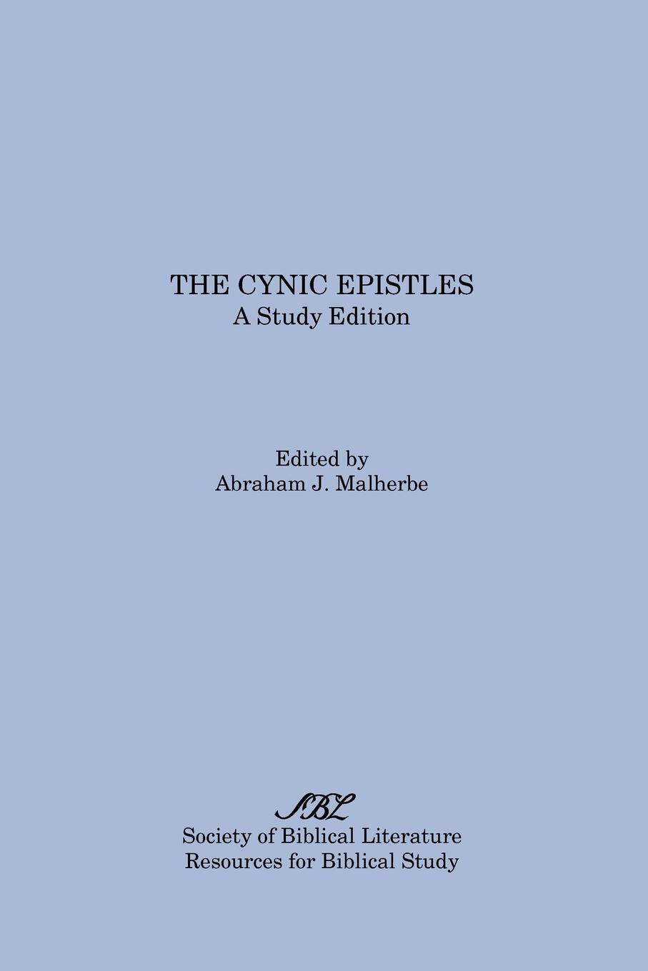 Cover: 9780891301516 | The Cynic Epistles | A Study Edition | Abraham J. Malherbe | Buch