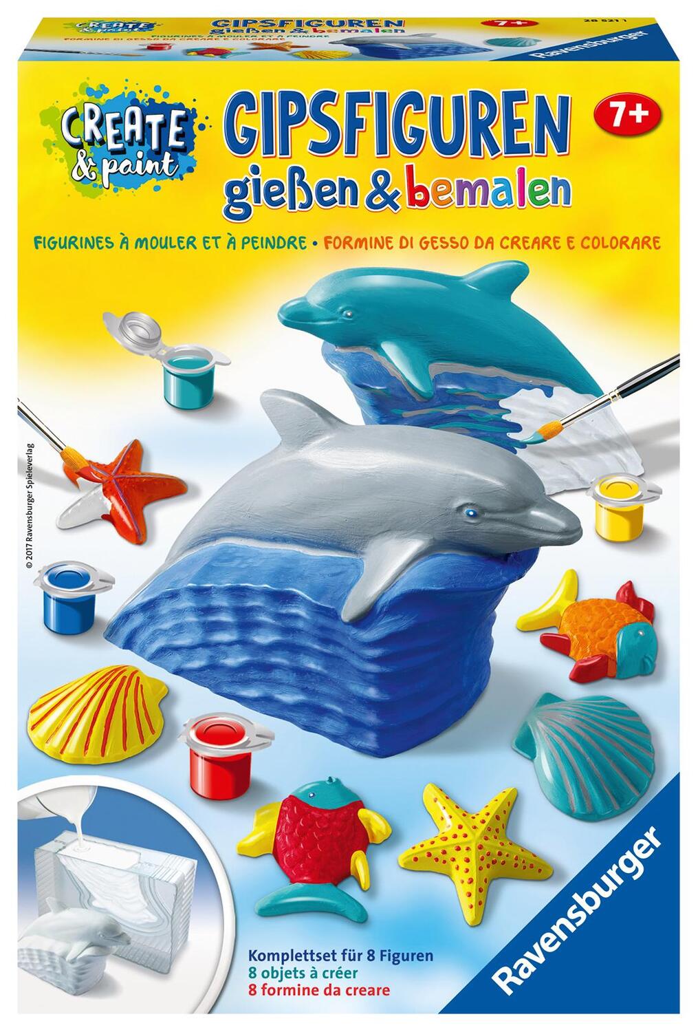 Cover: 4005556285211 | Delfin | Gipsfiguren gießen und bemalen | Spiel | Deutsch | 2017