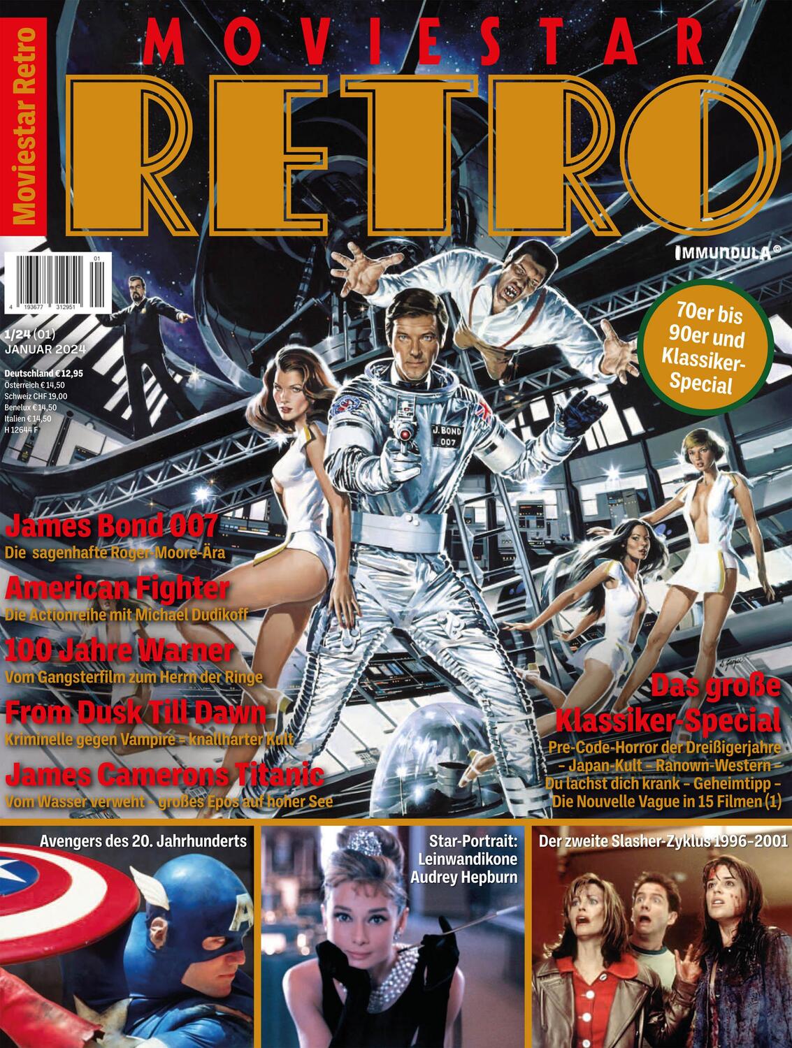 Cover: 9783959364911 | MOVIESTAR RETRO Ausgabe Januar 2024 (001) | Björn Sülter (u. a.)