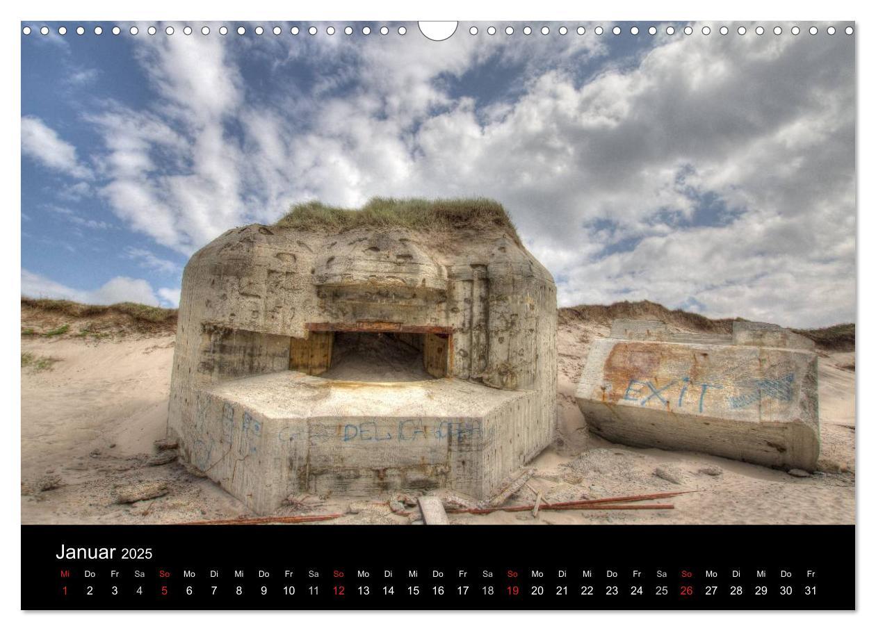 Bild: 9783435831654 | Bunker Houvig (Wandkalender 2025 DIN A3 quer), CALVENDO Monatskalender