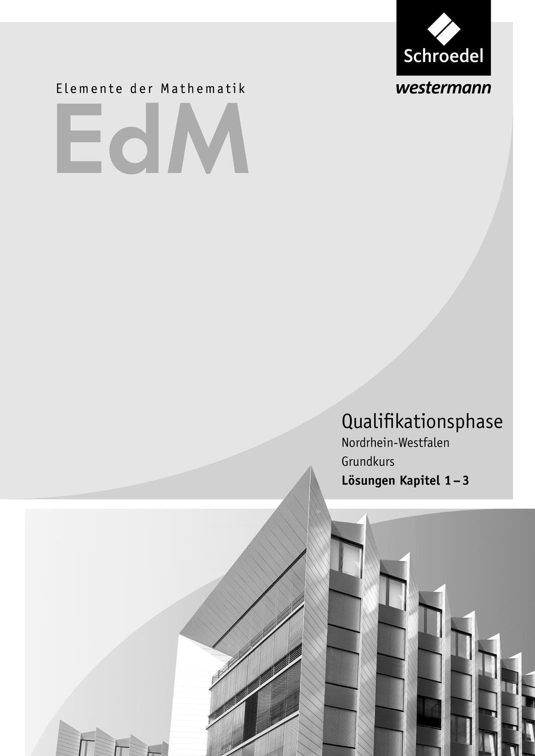 Cover: 9783507879836 | Elemente der Mathematik SII Lösungen Teil 1. Qualifikationsphase...