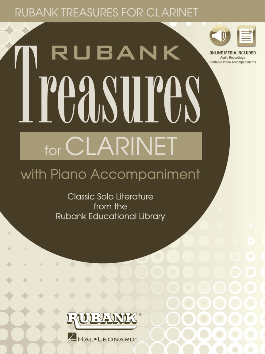 Cover: 884088922962 | Rubank Treasures for Clarinet | Rubank Book-Audio Products | 2017