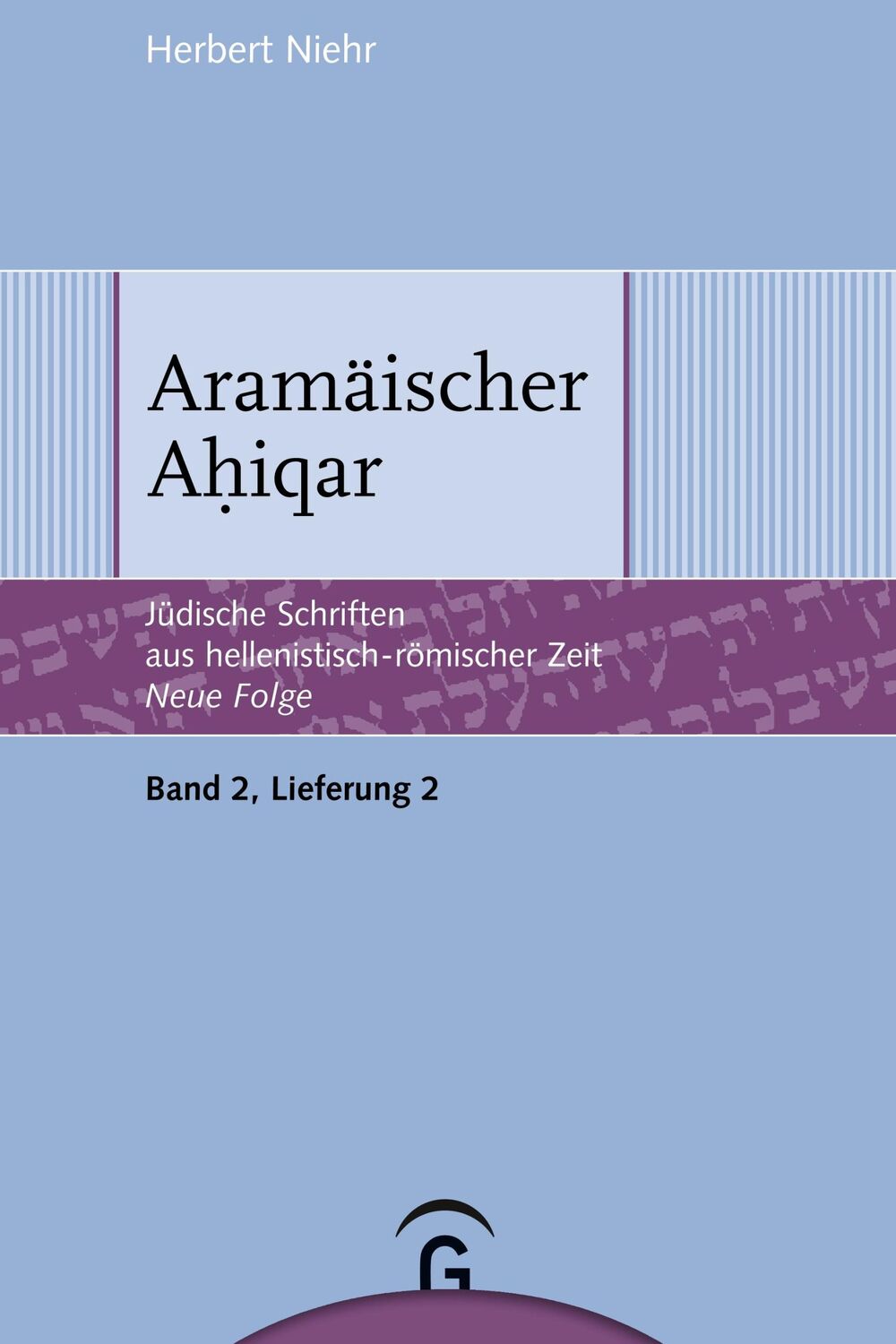 Cover: 9783579052441 | Aramäischer Ahiqar | Herbert Niehr | Taschenbuch | Paperback | 64 S.