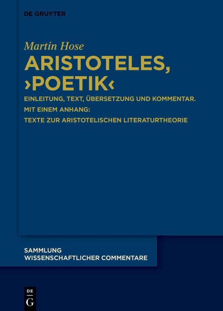 Cover: 9783110703191 | Aristoteles, 'Poetik', 2 Teile | Martin Hose | Buch | XVI | Deutsch