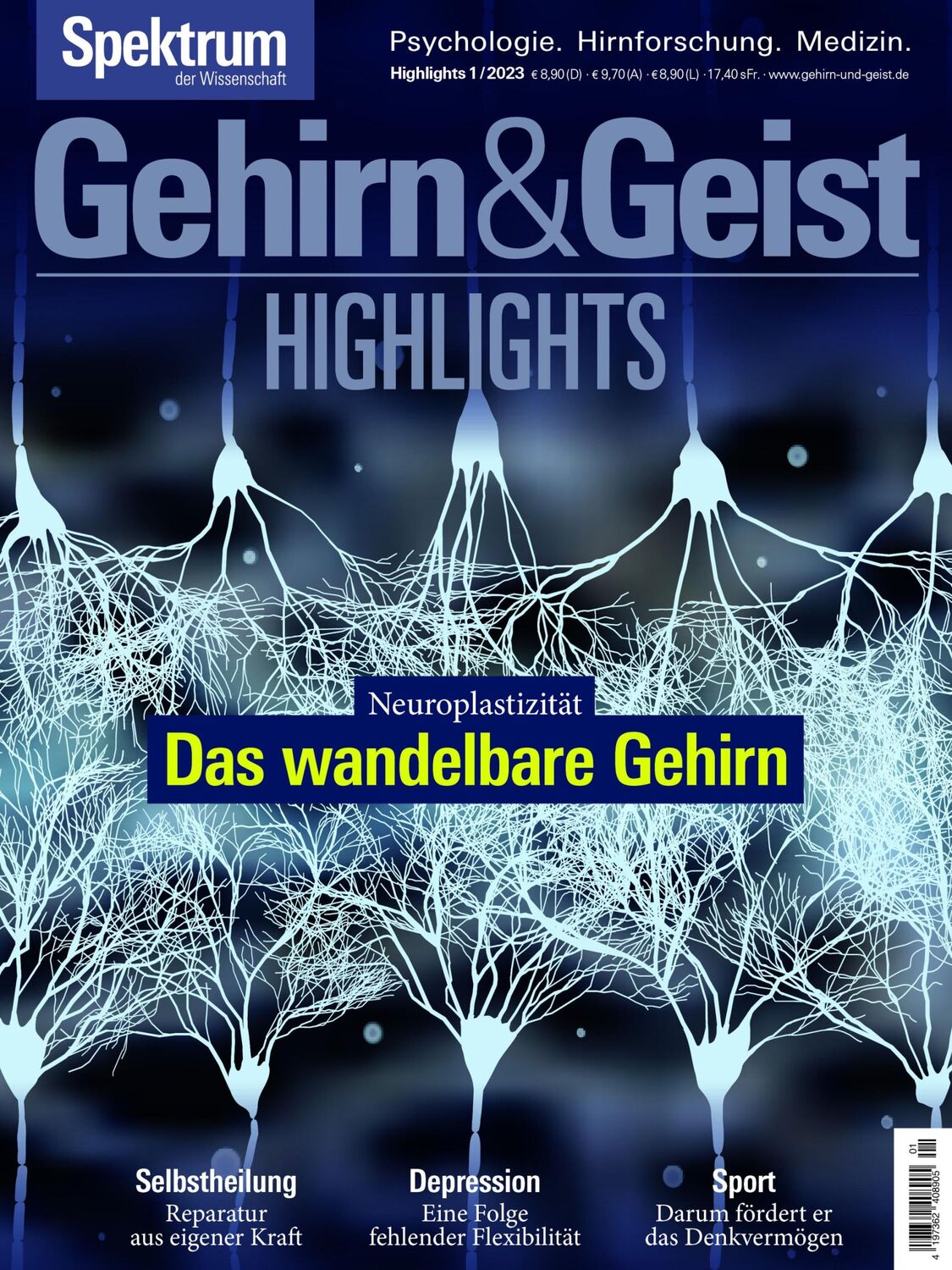 Cover: 9783958927568 | Gehirn&amp;Geist Highlights - Das wandelbare Gehirn | Neuroplastizität