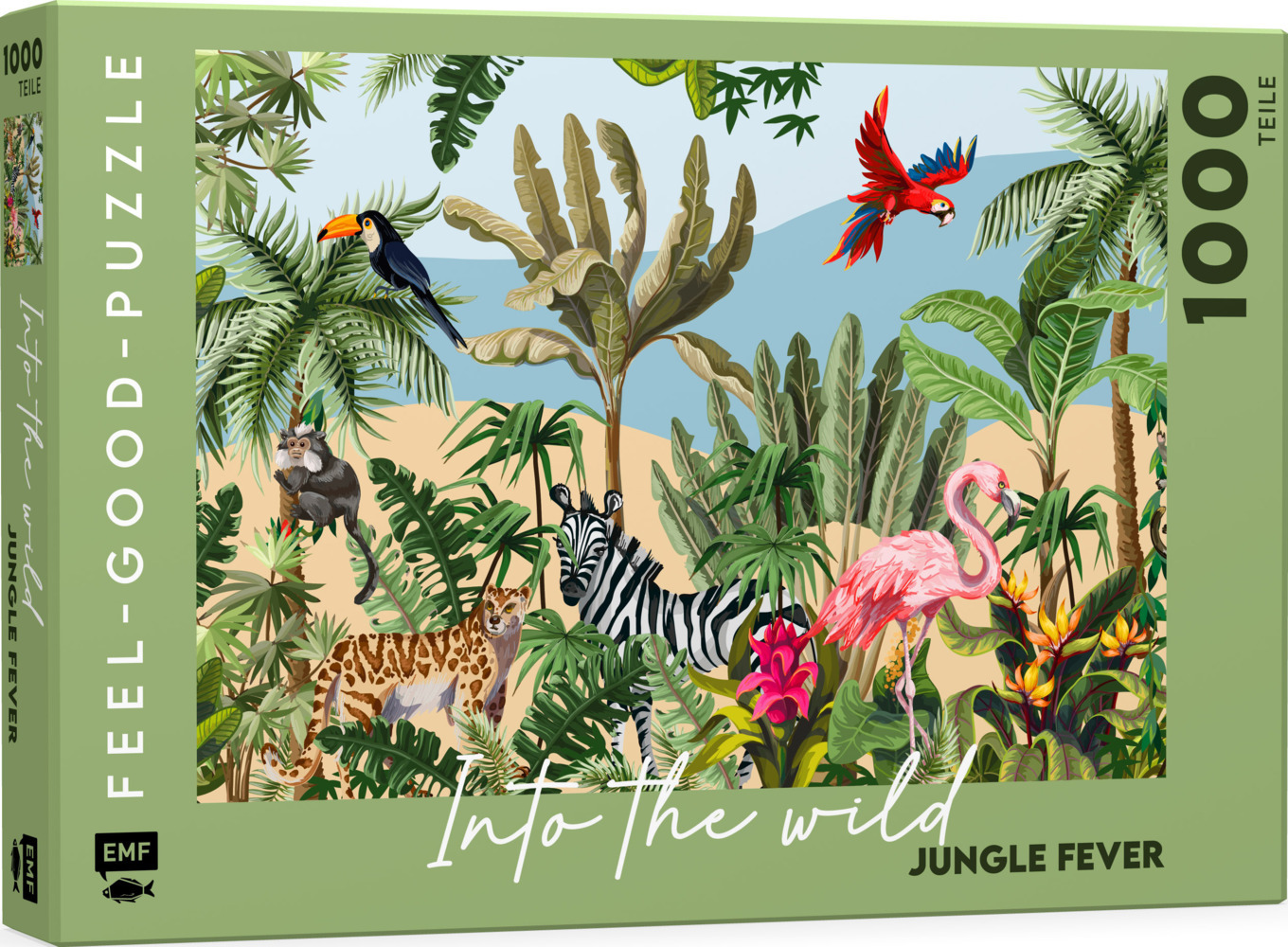 Cover: 4260478341722 | Feel-good-Puzzle 1000 Teile - INTO THE WILD: Jungle fever | Spiel