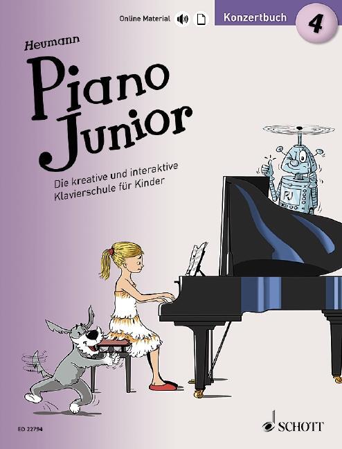 Cover: 9783795706173 | Piano Junior: Konzertbuch 4 | Hans-Günter Heumann | Taschenbuch | 2019