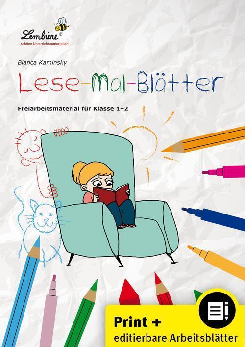 Cover: 9783869986753 | Lese-Mal-Blätter, m. 1 CD-ROM | Bianca Kaminsky | 2013