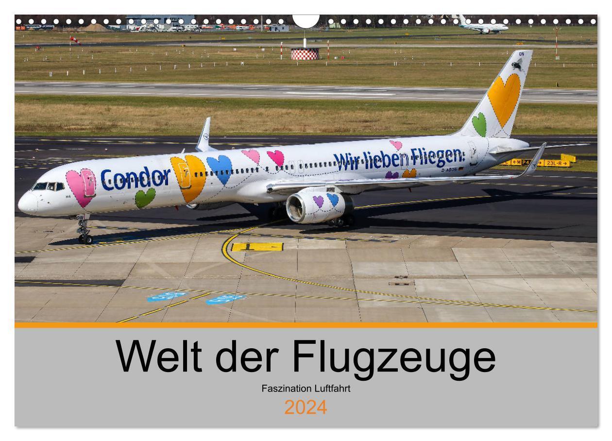 Cover: 9783675567535 | Welt der Flugzeuge - Faszination Luftfahrt 2024 (Wandkalender 2024...