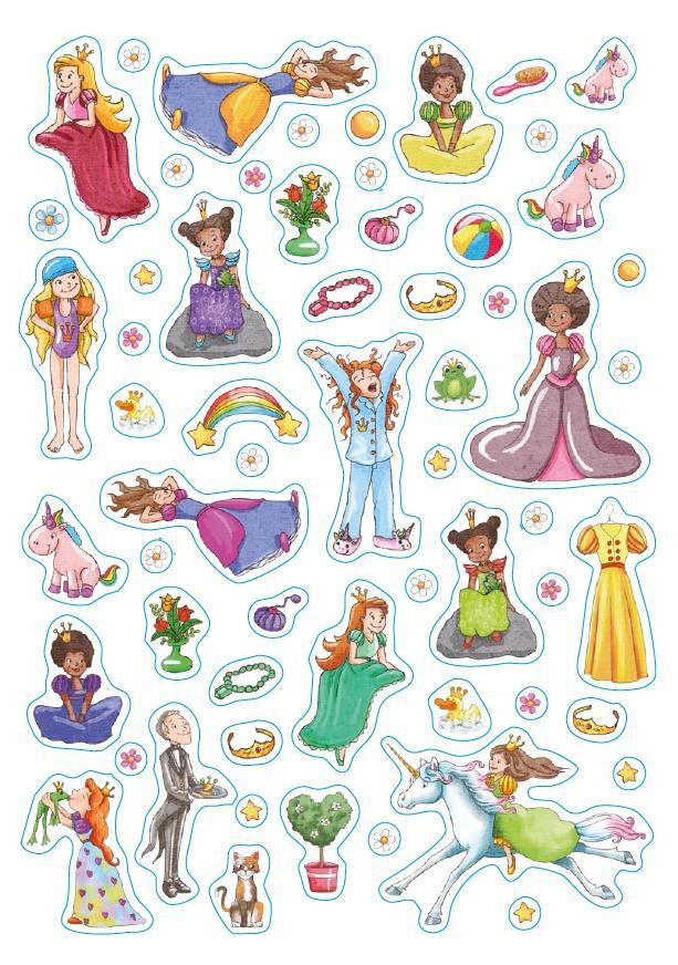 Bild: 9783780663115 | Mein Stickeralbum Prinzessin | Julia Gerigk | Broschüre | 32 S. | 2018